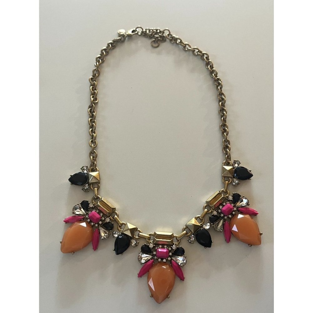 J.Crew Ecletic Multi Color Statement Necklace